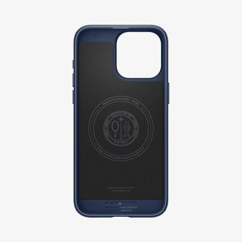 ACS06597 - iPhone 15 Pro Max Case Mag Armor (MagFit) in matte black showing the back
